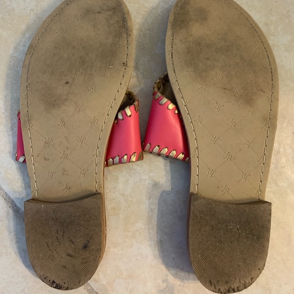 Women’s Jack Rogers Sandals Size 9 Coral with Pineapple - Picture 4 of 4